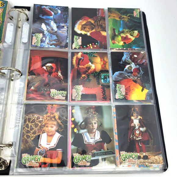How the Grinch Stole Christmas First Edition 3 Ring Binder Album 98 Cards - Picture 8 of 16